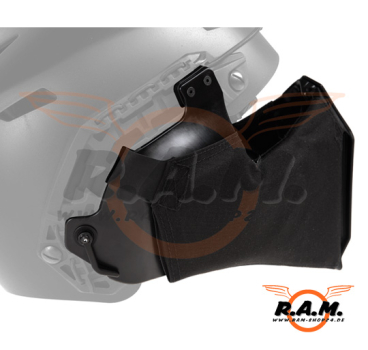 Gesichtsschutzmaske Gunsight Mandible, Schwarz