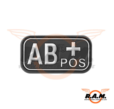 Bloodtype Rubber Patch AB Pos