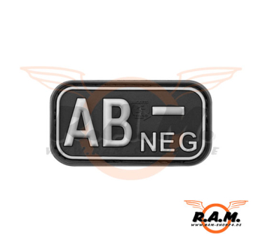 Bloodtype Rubber Patch AB Neg