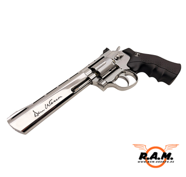 Dan Wesson 6 Zoll CO2 Revolver 4,5 mm BB Silber