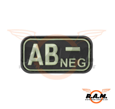 Bloodtype Rubber Patch AB Neg