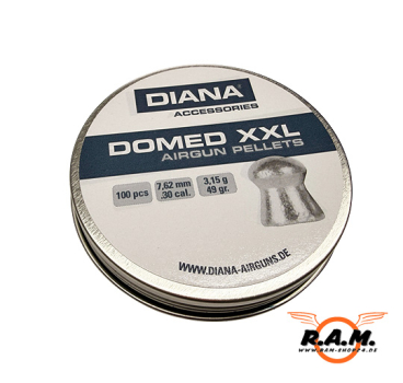 DIANA DOMED XXL Diabolos 7,62 mm (.30) – 100 Stk. (3,15g)