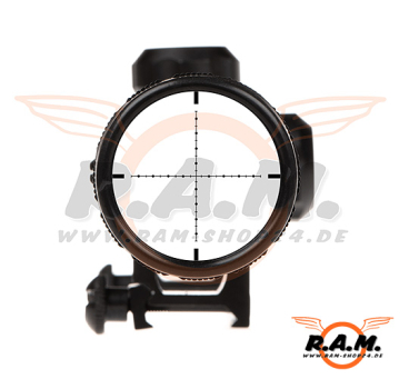 Aim-O 1-4x24 Mil-Dot, Tactical Scope, schwarz