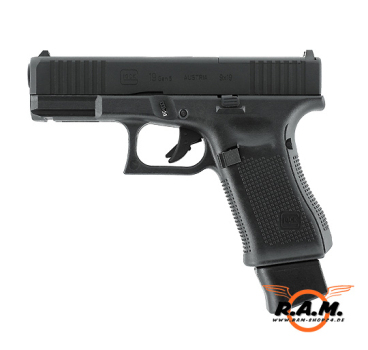 CO2 Luftpistole Glock 19 Gen5 MOS, BB, 4,5mm (.177) BB, schwarz