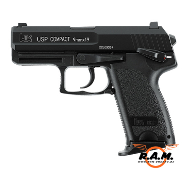 Softairpistole Heckler & Koch USP Compact, 6mm Gas, BB