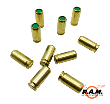 Victory Platzpatronen, 9mm P.A.K., 50 Schuss, vermessingt