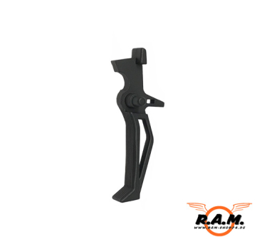 APS RAF Flat Front Trigger für M4/M16 Series Airsoft AEGs, schwarz