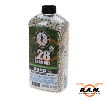 G&G Bio 0.28g BBs Flasche (5600Stk), weiss