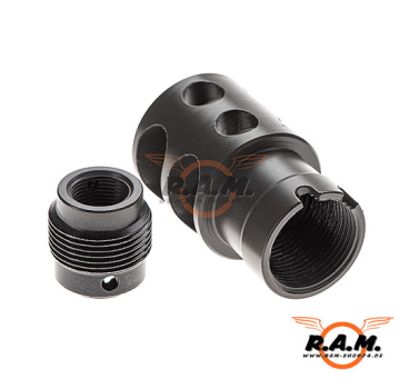 Pirate Arms AK DTK-2 Flash Hider/Mündungsfeuerdämpfer 14mm CCW