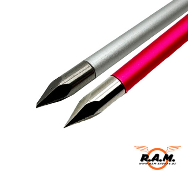 STEAMBOW Bodkinpfeile für Stinger  AR- Serie, 10er Pack, SPORT EDITION silber/pink