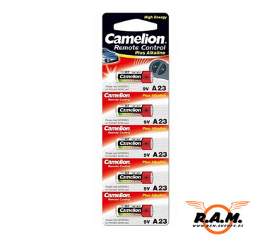 5er Blister Camelion A23 Plus Alkaline 12V 55mAh Alkali-Mangan