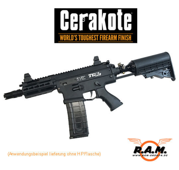 MAXTACT TGR2 CQB MK2 Keymod cal. 0.68 Paintball Markierer (Cerakote Black), inkl Red Bolt