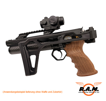 Preview: Huben GK1 Klappschaft / Hinterschaft CFL Stock Ultralight