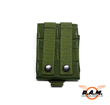 Höhenverstellbare Molle Handytasche mit Klettverschluß, oliv