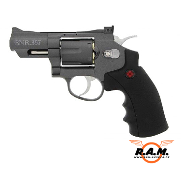 Crosman SNR357 CO₂ Revolver 4,5 mm / .177 – Full Metal, Dual Ammo