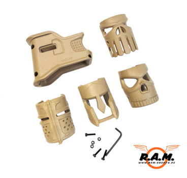 TM4 & Clone Punisher Magwell Enclosure P-Grip Tan / Desert