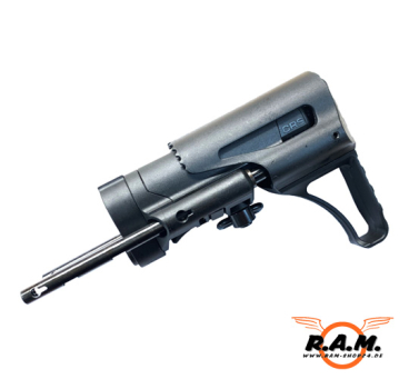 CRS (Collapsible Rifle Stock) Schubschaft für M4/M16 Airsoft AEGs, schwarz