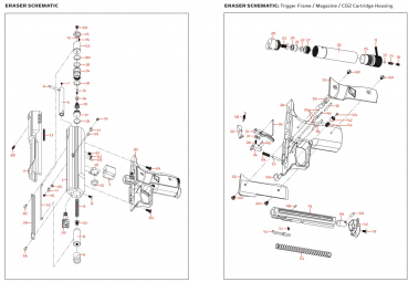 Kingman Eraser / Chaser Ersatzteil Nr. KTP0003 - Magazine Guide Insert