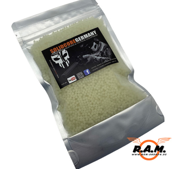 SOLIDCORE COMPETITION GLOW IN THE DARK TRACER BB'S 7-8mm **HARDCORE**