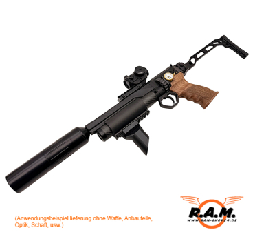 Preview: Full Metal HCG-3 Frontgriff für 21mm Schiene ULTRA LIGHT **HARDCORE ASSAULT**