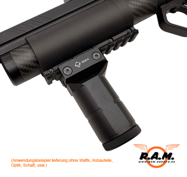 Full Metal HCG-4 Frontgriff für 21mm Schiene **HARDCORE ASSAULT**