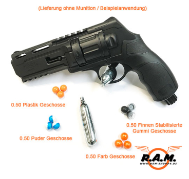 HDR50 Revolver T4E von Umarex, RAM MagFed Markierer