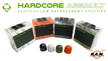 BALLISTIC TARGET ROUNDS BLACK cal. 0.68 von HARDCORE ASSAULT **NEUHEIT**