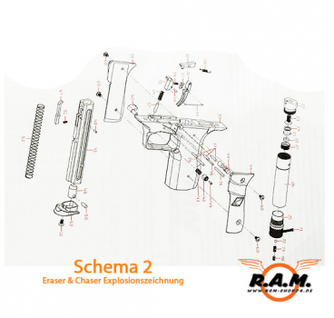 Kingman Eraser / Chaser Ersatzteil Nr. KTP0014 Valve Body