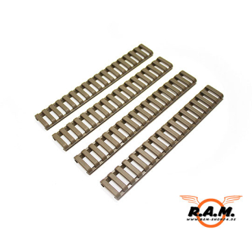 Ladder Rail Cover DELUXE (4 Stück) Desert / Tan von SOLIDCORE