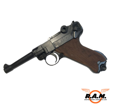 Schreckschusspistole ME Mod. P08 9mm P.A.K. brüniert