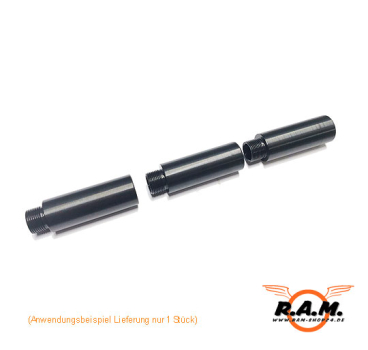 TM4 & HK416 präzisions Stahl Laufverlängerung 5cm Modular **HARDCORE**