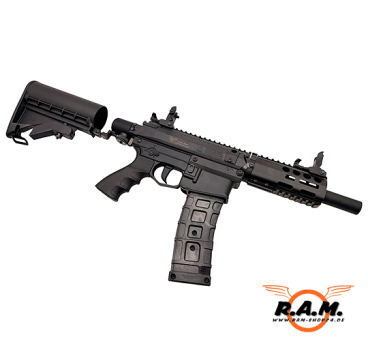 Preview: Milsig M17 G3 MagFed Homedefense Paintball Markierer cal. 68 schwarz