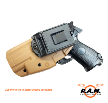 Passform Holster für QSZ92-9 Pistole cal. 0.50 tan / desert
