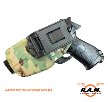 Passform Holster für QSZ92-9 Pistole cal. 0.50 Multicam