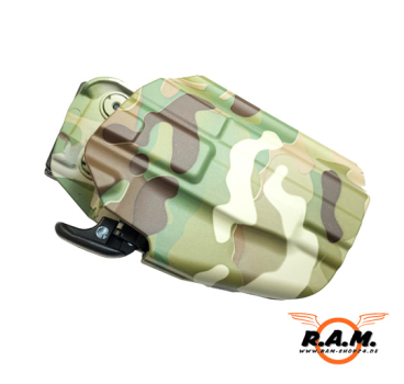 Passform Holster für QSZ92-9 Pistole cal. 0.50 Multicam