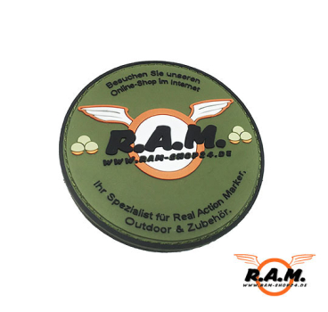 MAGFED 3D RUBBERPATCH "RAM-SHOP24" Supporter