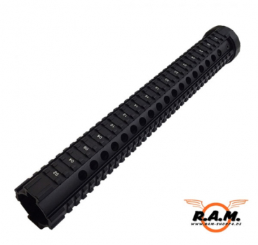 RIS System Quadro Defender 14" passend für "scharfe" AR15