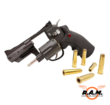 Crosman SNR357 CO₂ Revolver 4,5 mm / .177 – Full Metal, Dual Ammo