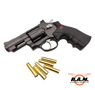 Preview: Crosman SNR357 CO₂ Revolver 4,5 mm / .177 – Full Metal, Dual Ammo