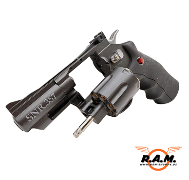 Crosman SNR357 CO₂ Revolver 4,5 mm / .177 – Full Metal, Dual Ammo
