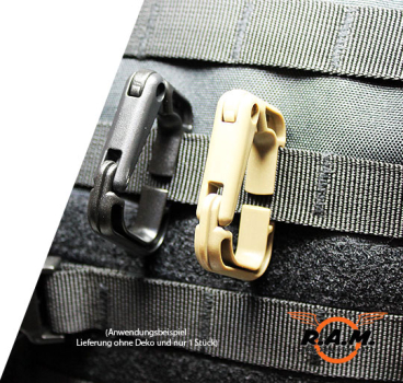SLING & CARRY MOLLE Haken von SOLIDCORE schwarz