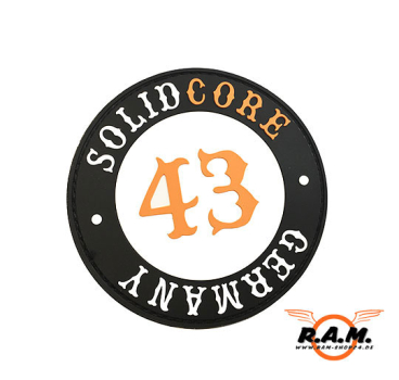 SOLIDCORE GERMANY "43er" 3D Rubber Supporter Patch