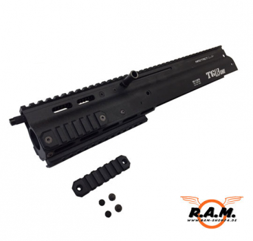 MAXTACT/HONOCORE TGR1 RAS Aluminium Rail System, Black