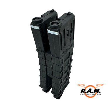2er Pack Ersatzmagazine TMC in schwarz cal. 0.50