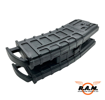 2er Pack Ersatzmagazine TMC in schwarz cal. 0.50