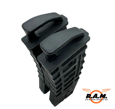2er Pack Ersatzmagazine TMC in schwarz cal. 0.50