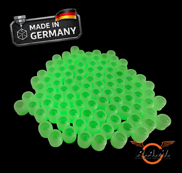 SOLIDCORE TPU Glaskern Leucht Geschosse cal .50 – 100 Stück – UV Aktiv – für HDR50, Megalodon, usw.