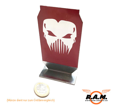 solides Aluminiumziel "Phantom", rot (Hakkotsu)