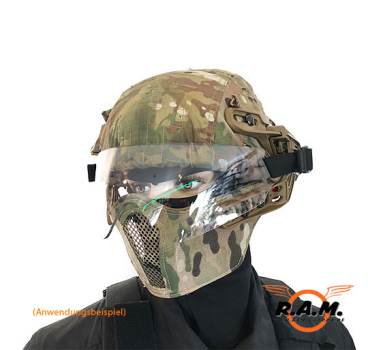 Schutzvisier klar für Warrior Trainings Helmsystem