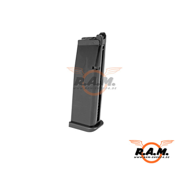 Ersatzmagazin KJ WORKS Softair Hi-Capa 5.1 GBB, 28 Schuss